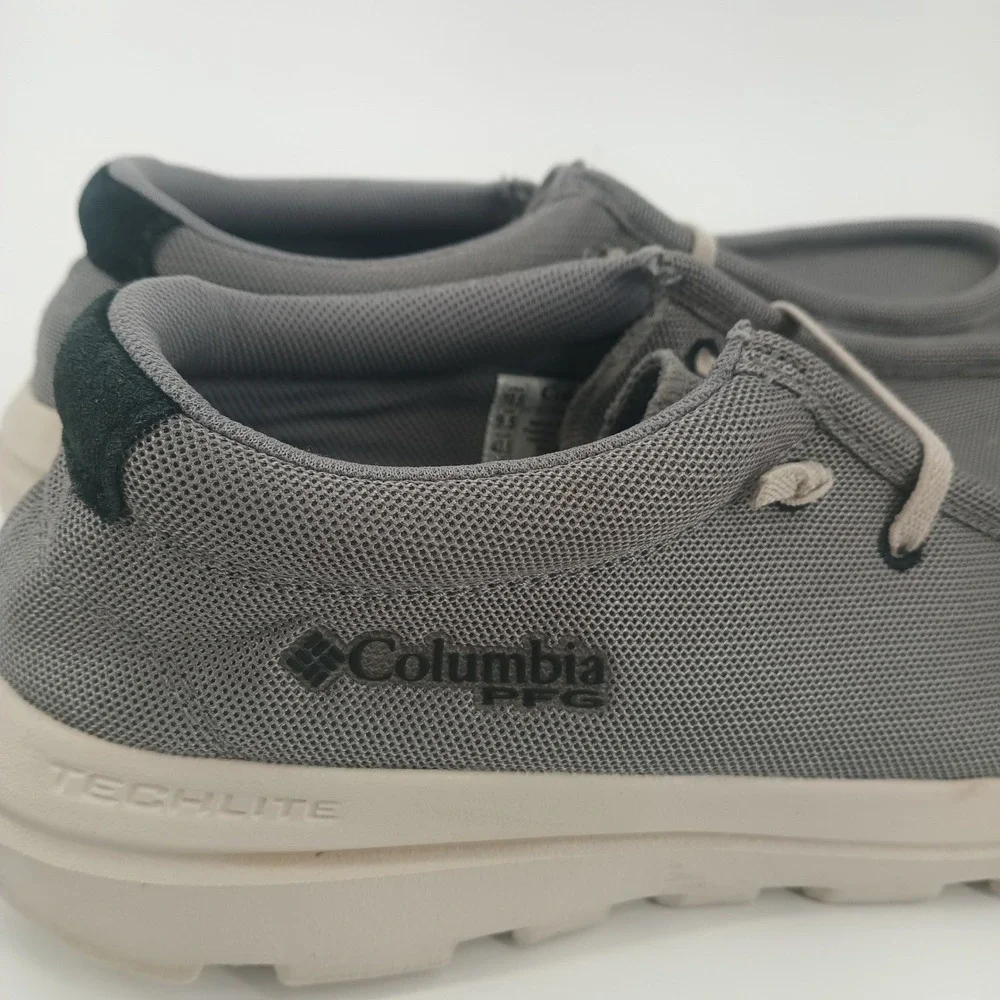 Columbia PFG Bahama Breathe Relax Mens 10.5 Grey Boat Shoes YM0210-036